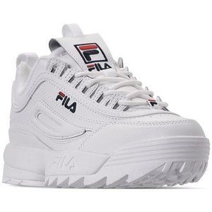 White Fila Sneakers